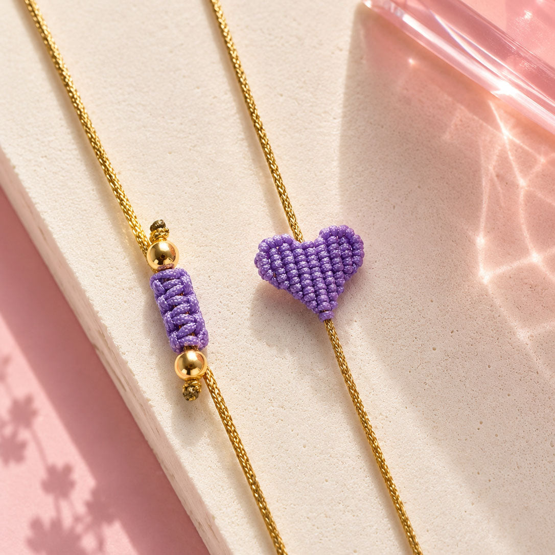 Bracelet You & Me Purple