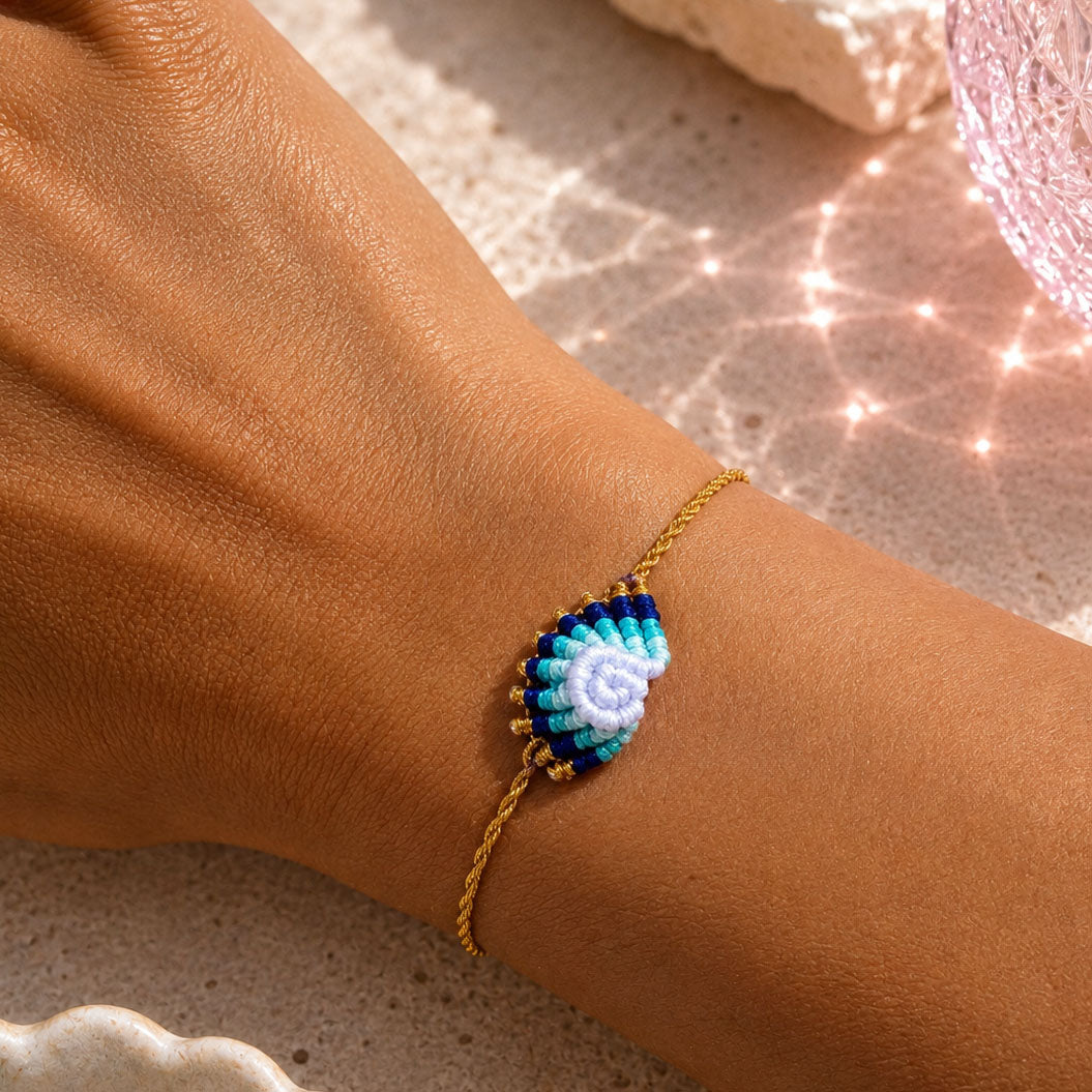 Bracelet Golden Memories Blue