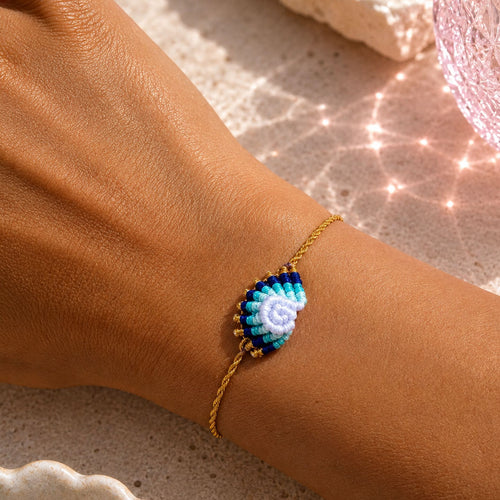 Bracelet Golden Memories Blue