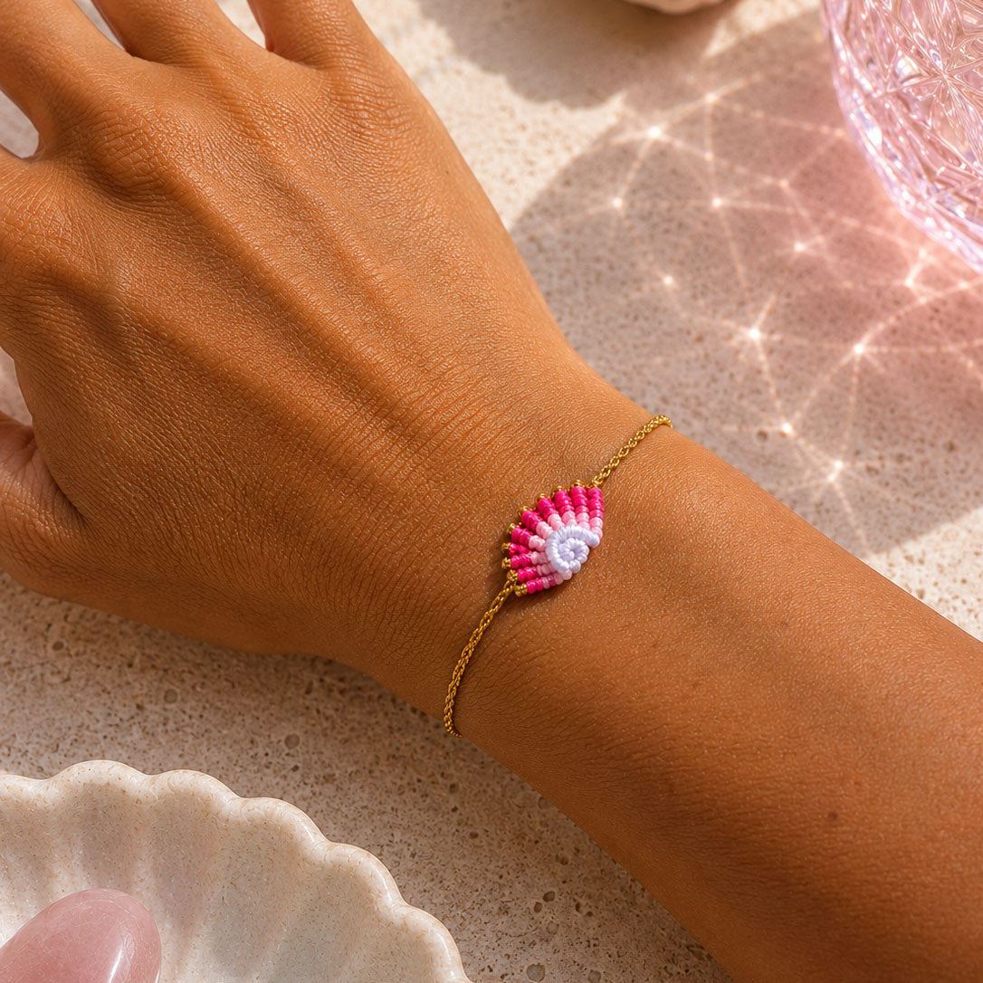 Bracelet Golden Memories Pink